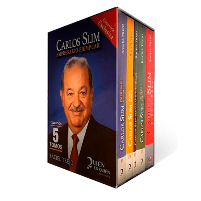Libro Carlos Slim Colección Completa Vida Y Obra Quién es Quién Ediciones Edición coleccionista