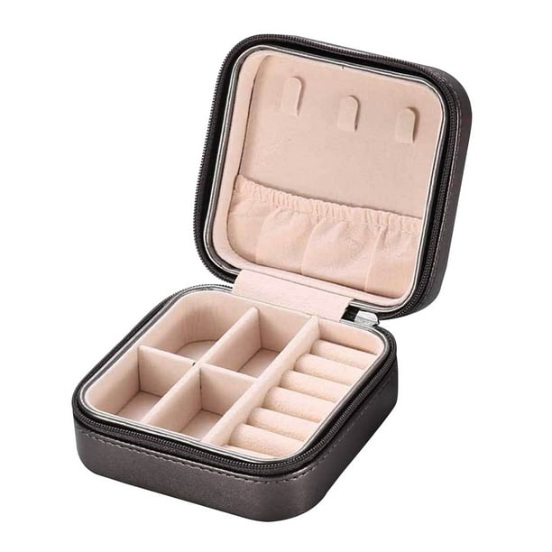 Joyeros para mujeres, Joyeros y organizadores Joyero para mujer Regalo ideal para novias Caja grande de cuero para guardar joyas Almacenamiento de joyas