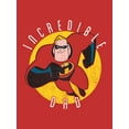 thumbnail image 5 of Disney Men's and Big Men's The Incredibles Father's Day Graphic Tee, Size S-3XL, 5 of 5