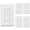 Glossy White, variant on Single Pole Decors Light Switch with Screwless Plate, 15A 120-277V, Paddle Rocker Switch Replacement, On/Off Wall Switch, Self-Grounding, Residential Grade, UL/CUL (5 Pack, Glossy White)