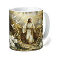 thumbnail image 2 of Lotusprinthandmade Christian Jesus Faith And Hope White Ceramic Mug (11oz) (Made In US), Faith-Inspired Coffee Mug, Jesus-Themed Ceramic Mug, 2 of 5