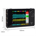 thumbnail image 3 of DS212 Digital Oscilloscope 2 Channels 10MSa/S Max Sampling Rate Mini Smart Handheld Osciloscopio for Car Repairing,1 * Digital Oscilloscope Kit,Black, 3 of 8