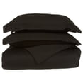 thumbnail image 1 of Premium Long Staple Cotton Duvet Cover Set Black / Twin/Twin XL, 1 of 1