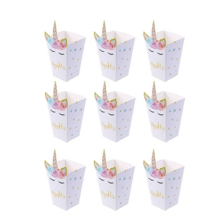 

Popcorn Party Bags Boxes Decorations Candy Favors Treat Birthday Table Containers Bucket