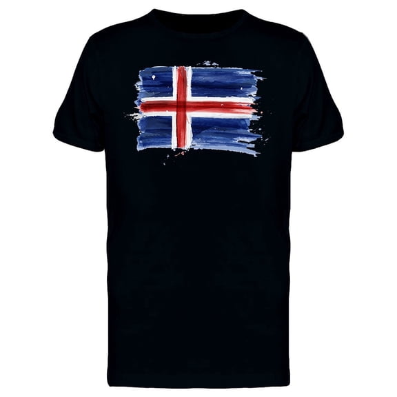 Brush Painting Of Iceland Tee Men's -Image by Shutterstock