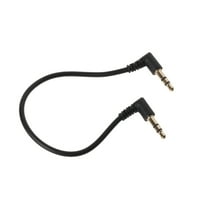 GENEMA 90 Degree Right Angled 3.5mm Jack Male To Male Stereo Audio Cable For Car AUX