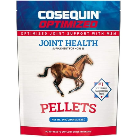 Nutramax Cosequin Optimized Pellets with MSM Joint Health Supplement for Horses - with Glucosamine and Chondroitin, 1400 Grams