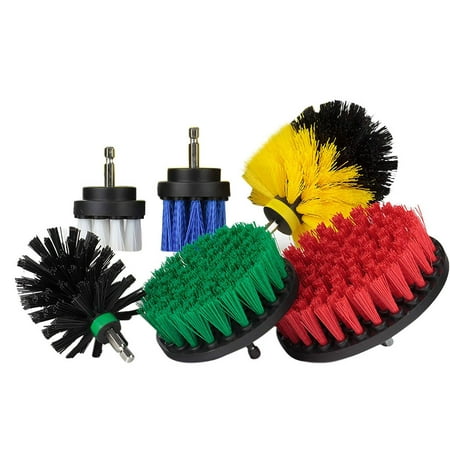 

CHMORA 6Pcs Grout Power Scrubber Cleaning Brush Cleaner Combo Tool Kit