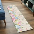 thumbnail image 3 of Easter Eggs 2'x6' Runner Rugs for Hallway Kitchen Bedside Non Slip Washable, Spring Daisy Eucalyptus Leaves Rustic Burlap Entryway Rug Runners with Rubber Backing, Long Carpet Runner for Laundry Room, 3 of 8