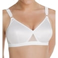 thumbnail image 2 of Playtex Cross Your Heart Lightly Lined Wirefree Bra White 40D Women's, 2 of 4