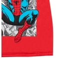 thumbnail image 5 of Marvel Avengers Spider-Man Toddler Boys T-Shirt and Shorts Outfit Set Toddler to Big Kid, 5 of 5