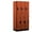Cherry, variant on Double Tier Designer Locker - Mahogany