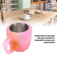 thumbnail image 4 of Tazas De Café De Mineral, Tazas De Para Café De 320 Ml, Con Asa, Resina Y Acero Inoxidable, Colorida Decoración De Escritorio, Para El Hogar Y La Oficina, 4 of 7