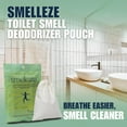 thumbnail image 2 of SMELLEZE Reusable Toilet Odor Eliminator Pouch: Rid Restroom Smell in 100 Sq. ft., 2 of 6