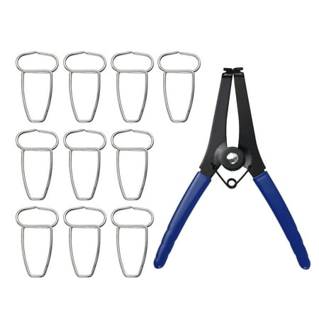 

moobody Spring Clamp Pliers with 10 Miter Clamps Woodworking Tool Miter Pliers and Clips for Frames Moldings Wooden Composite Miter Corners