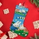 thumbnail image 4 of MIFFY Tema: Calcetines de Navidad, fino lino blanco para colgar en escaleras y chimenea, decoración navideña para el hogar, regalo de Navidad. 45cm × 32cm, 4 of 5
