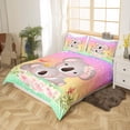 thumbnail image 3 of Koala Juego de Funda Nórdica Koala de dibujos animados juego de cama para niños Niños Niñas Blossom, 3 of 6
