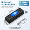 thumbnail image 2 of 2 Pcs Lighted Doorbell Button, NOGIS Wired Door Bell Push Buttons LED Door Chime, Wall Mounted Doorbell Switch Garage Doorbell Button for Most Door Bell Chimes Most Door (Warm Light), 2 of 7