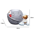 thumbnail image 3 of Portalápices de escritorio de astronauta, figuritas de resina, adornos, regalos para niños (estilo B) Likrtyny Libre de BPA, 3 of 8