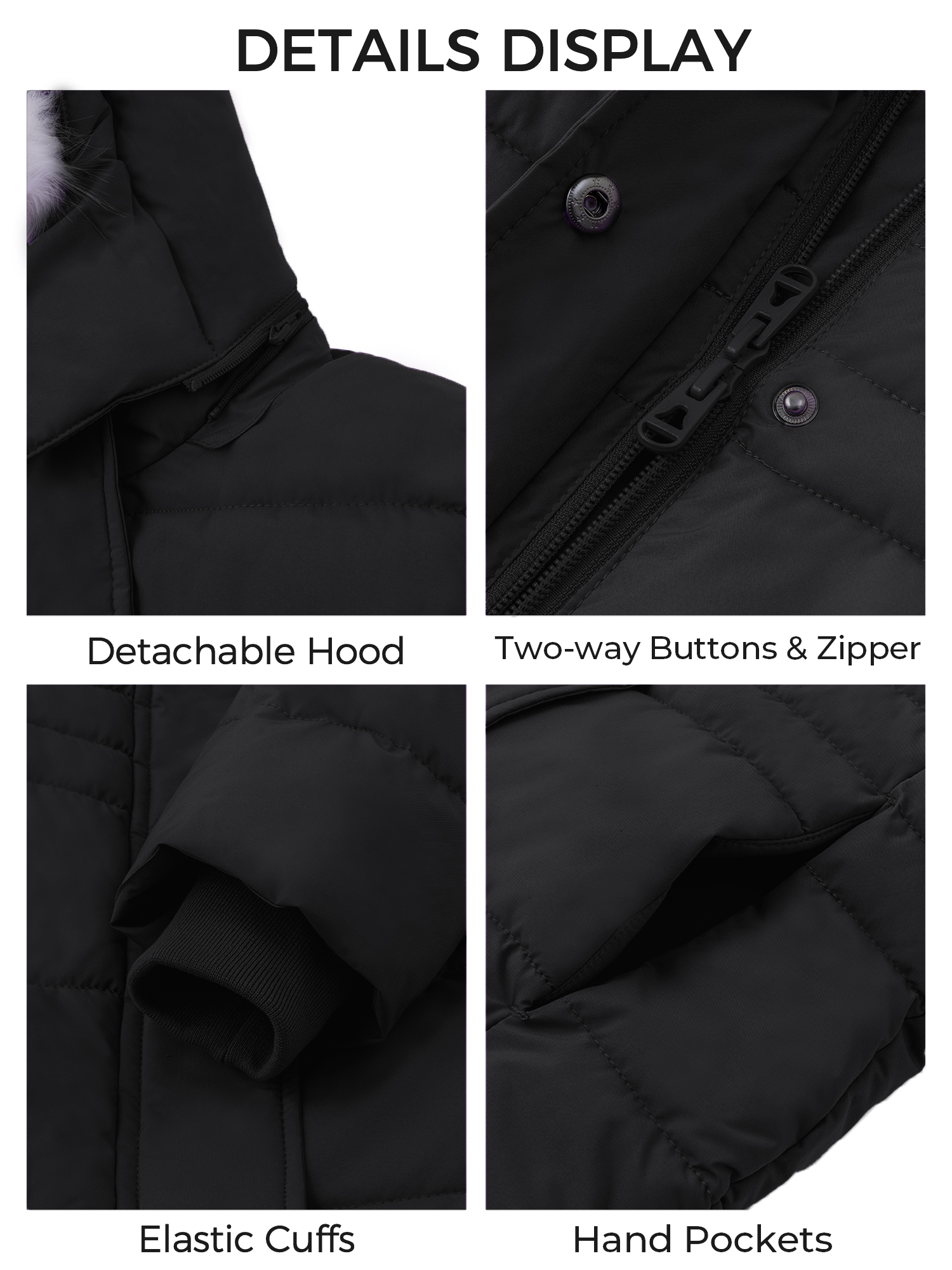 Wantdo Girl's Waterproof Winter Puffer Jacket photo 6
