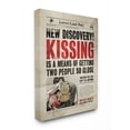 thumbnail image 2 of Stupell Industries Kissing Funny Newspaper Vintage Comic Book Design Canvas Wall Art by Ester Kay, 2 of 5