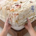 thumbnail image 3 of Twin Sze Fitted Sheet Set - Colorful Wildflower 2 Piece Bedding Sets 16" Deep Pocket Fitted Sheet with 1 Pillowcase, Botanical Vintage Floral Country Retro Brushed Microfiber Hotel Luxury Bed Sheets, 3 of 9