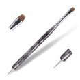 thumbnail image 1 of Cepillo de uñas Siyuwuro Kolinsky Sable de 2 vías para manicura francesa, 1 of 7