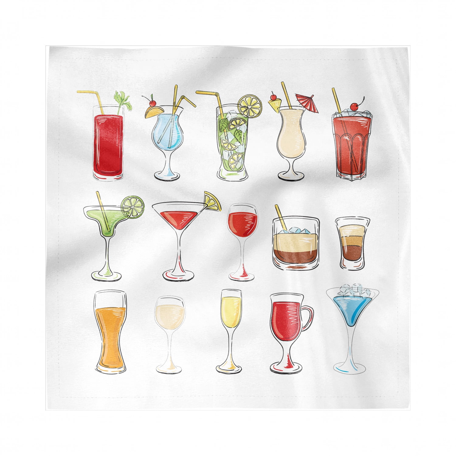 Table Linens Kitchen Dining Personalised Cocktail Mimosa Drink Tray Placemat Gift Present Birthday Bar Display Mat Linens Hamaguri Co Jp
