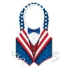 Club Pack of 48 Stars and Stripes Plastic Patriotic Vest Costume Accessory
