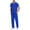 Blue, variant on Uniforms Scrub Set with Pockets Nurse Top and Pants Men Women Clothes Comfortable Nursing Work Suits for Cosmetology Healthcare Pet Grooming Black XL
