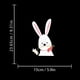 thumbnail image 3 of Calcomanías de pared de conejo | Calcomanías de conejo de Pascua para ventana de coche o camión | Decoración para portátil o refrigerador | Calcomanías de animales para habitación infantil | Vinilo, 3 of 9