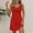 111#Red, variant on Summer Dresses for Women Beach Boho Sleeveless Vintage Solid Flowy Pocket Tshirt Tank Sundresses Red M