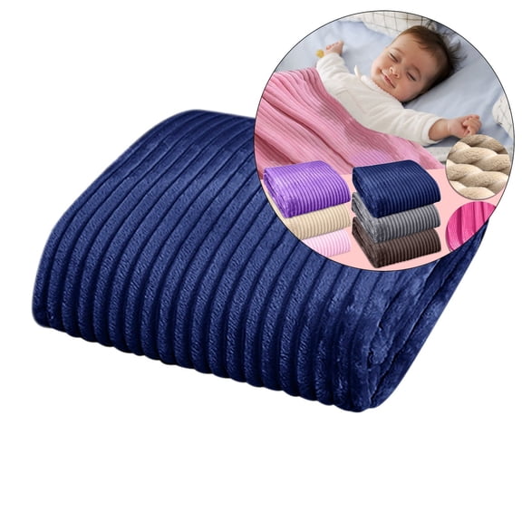 WNFJR Super Soft Throw Blanket Silky Flannel Fleece Lightweight Bed Blanket All Season Use, Blanket for Bed