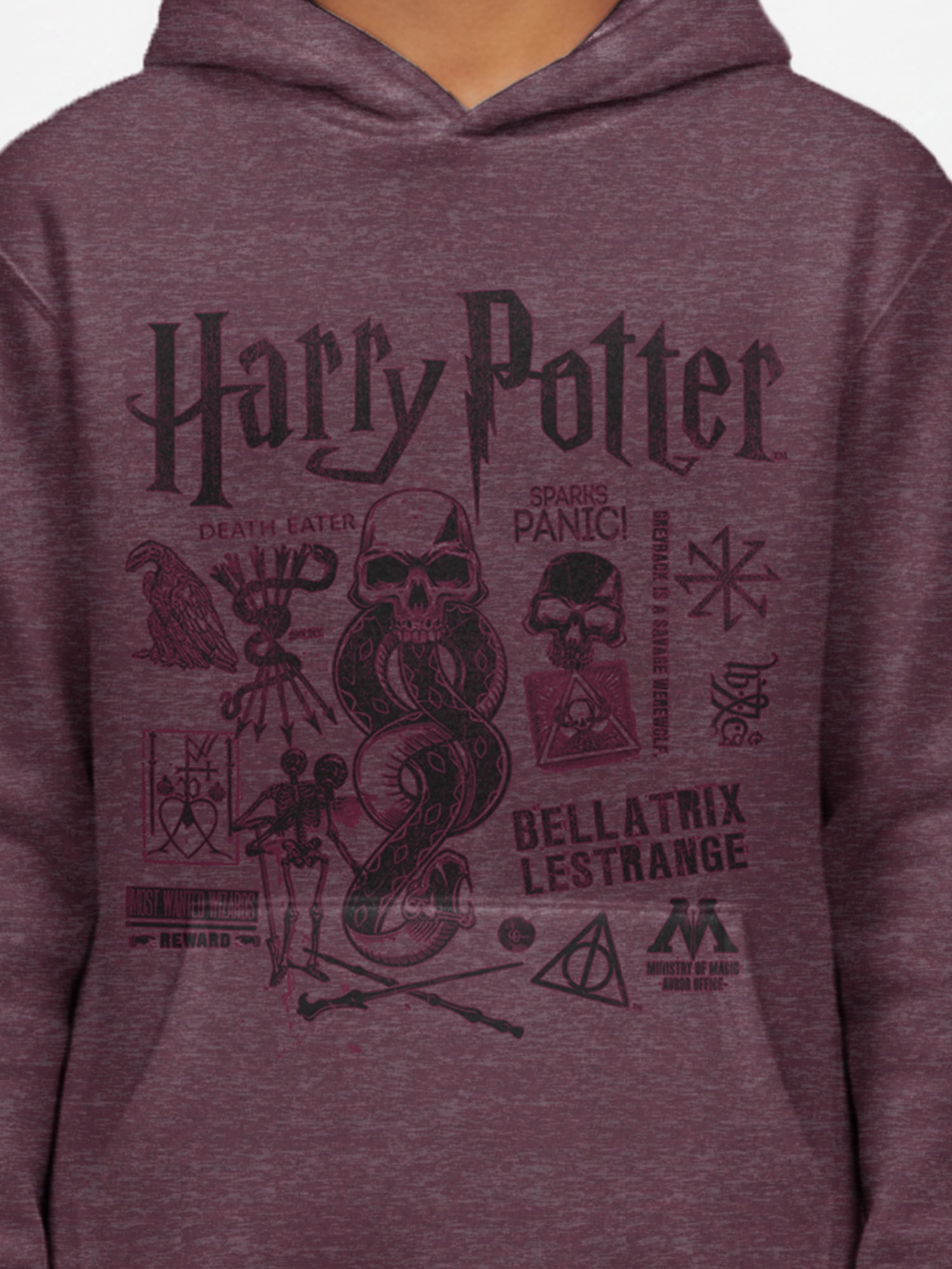 Harry Potter Little and Big Boys Horcruxes Graphic Hoodie, Sizes 4-18