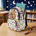 thumbnail image 3 of Jeiento Capybara 17 Inch Backpack Set for Elementary Middle School Kids 4-Piece Lunch Bag Pencil Case Water Bottle Holder White Lightweight Large Capacity Bookbag for Boys Girls, 3 of 7