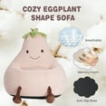 thumbnail image 3 of MCQ 24 Inch Bean Bag Chair, Small-Scale Sofa Couch with Soft Filler, Pink, 3 of 7