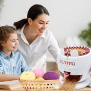 Needles Knitting Machine,Smart Weaving Loom,DIY Board Rotating Machines for Adults and Kids