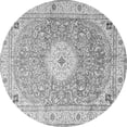 thumbnail image 1 of Ahgly Company Indoor Round Medallion Gray Traditional Area Rugs, 8' Round, 1 of 1