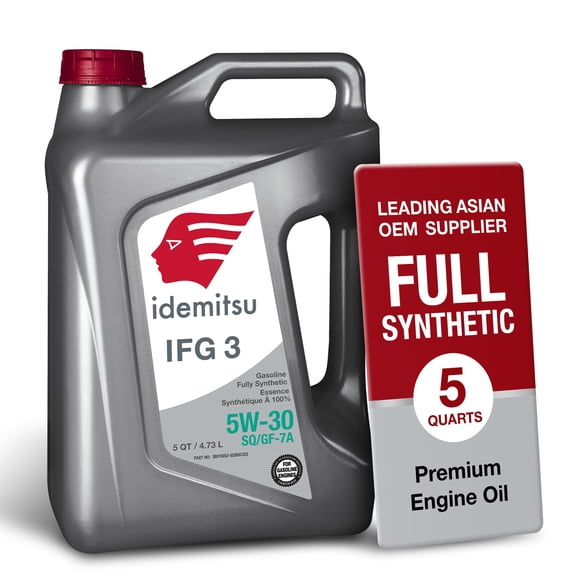 Aceite de motor Idemitsu IFG3 5W-30 totalmente sintético 4,7 L