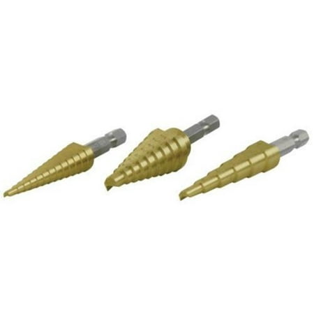 

Performance Tools W9003 3 Piece Step Drill Set