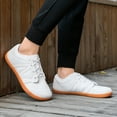 thumbnail image 7 of Barefoot Shoes for Women Wide Width Fashion Sneakers Comfortable Tennis Shoes Zero Drop Shoes,White, 7 of 7