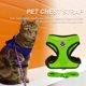 thumbnail image 1 of Arnés para perros y gatos, chaleco de malla para gatitos, correa de plomo para caminar para entrenamiento (verde L), 1 of 5
