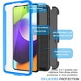 thumbnail image 6 of Tiflook Case For Samsung Galaxy A33 5G Holster Clip [Tshell] [Built-in Screen] [Kickstand Locking Belt] Cover Blue, 6 of 6