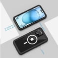 thumbnail image 2 of KOMI Magnetic for iPhone 15 Case, Waterproof Dustproof Cover [Built in Screen Protector] [Compatible with MagSafe], Full Body Heavy Duty Protective Phone Case for iPhone 15-6.1”(Black), 2 of 5