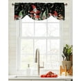 thumbnail image 3 of Plants Mushrooms Flowers Gnomes Kitchen Valance Curtain Window Valance for Living Room Bedroom Tie Up Valance Curtain, 3 of 6