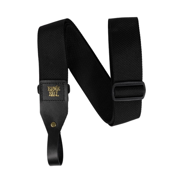 Correa de guitarra Ernie Ball Polypro Black para guitarra acústica
