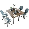 thumbnail image 1 of Gymax Set of 2 55'' Conference Table Office Computer Study Desk Metal Base Meeting Room, 1 of 10