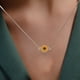 thumbnail image 2 of 20pcs aleación margarita flor en forma colgantes collar haciendo colgante llavero colgante, 2 of 5