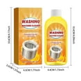thumbnail image 3 of Jpxdew Powerful Washing Machine Cleaner 100ml,Descaling Odor Removal Liquid for Automatic Drum,Fast Acting 15min Cycle, 3 of 9