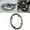 Brown, variant on 42T High Quality Mtb Bicycle Bike Crankset Bicycle Dental Disc Protector Chain Wheel Cover Protector Bicycle Accessories Black Hollow